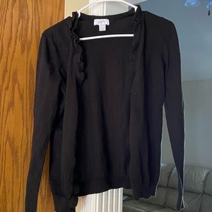 Loft cardigan with ruffle details